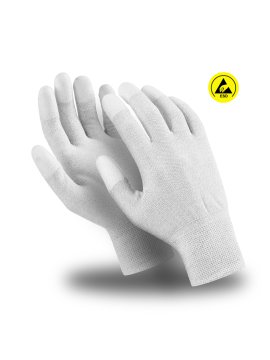 Перчатки Manipula Specialist® Микростатик (ESD) (нейл.+полиур.+медн.), MG-163