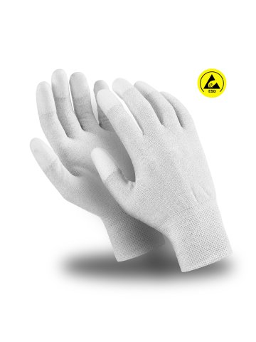 Перчатки Manipula Specialist® Микростатик (ESD) (нейл.+полиур.+медн.), MG-163