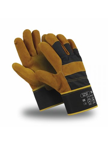 Перчатки Manipula Specialist® Сталкер (спилок/ткань+интерлок), SPL-71/MG-291