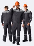 Костюм Лигор-2 СОП (тк.Смесовая,210) п/к, т.серый/св.серый
