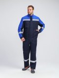 Костюм Бриготек-2 СОП (тк.Смесовая,260) п/к, т.синий/васильковый