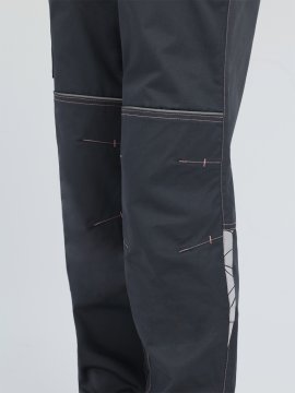 Брюки женские ProfLineSpecialist (тк.Смесовая,240), серый/розовый