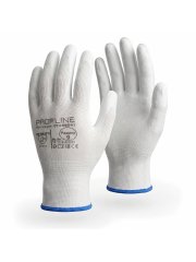 Перчатки ProfLineSpecialist нейлоновые с ПУ-покрытием, белый