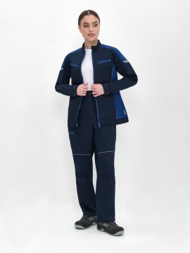 Куртка женская ProfLineSpecialist (тк.Смесовая,240), т.синий/васильковый