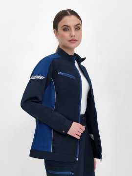 Куртка женская ProfLineSpecialist (тк.Смесовая,240), т.синий/васильковый