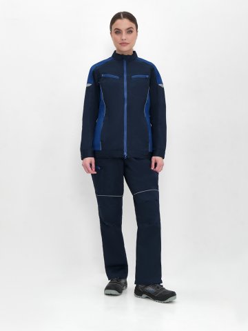 Куртка женская ProfLineSpecialist (тк.Смесовая,240), т.синий/васильковый