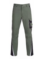 Брюки ProfLineLeader (тк.Хлопок/Спандекс,260), хаки/черный
